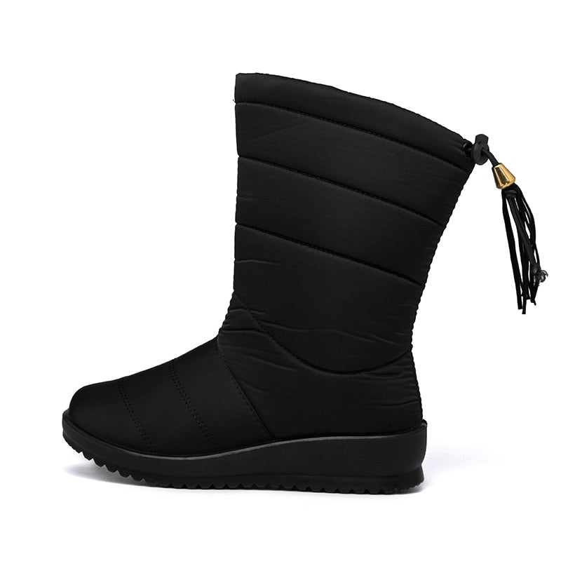 Super Warme Zachte Dames Winterlaarzen