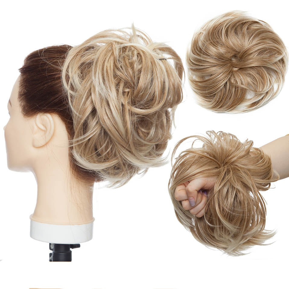 Coletero para cabello moño despeinado