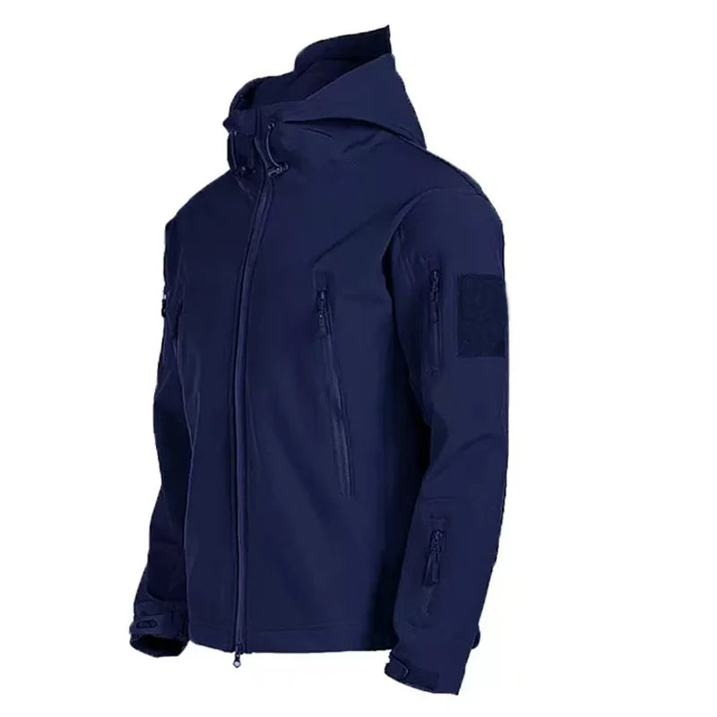 NordTrek Men's Softshell Fleece Jacket – Waterproof & Breathable Outdoor