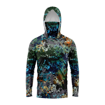 Herren Angelshirt Langarm mit UV-Schutz UPF 50, Schnelltrocknend und Antimikrobiell 0