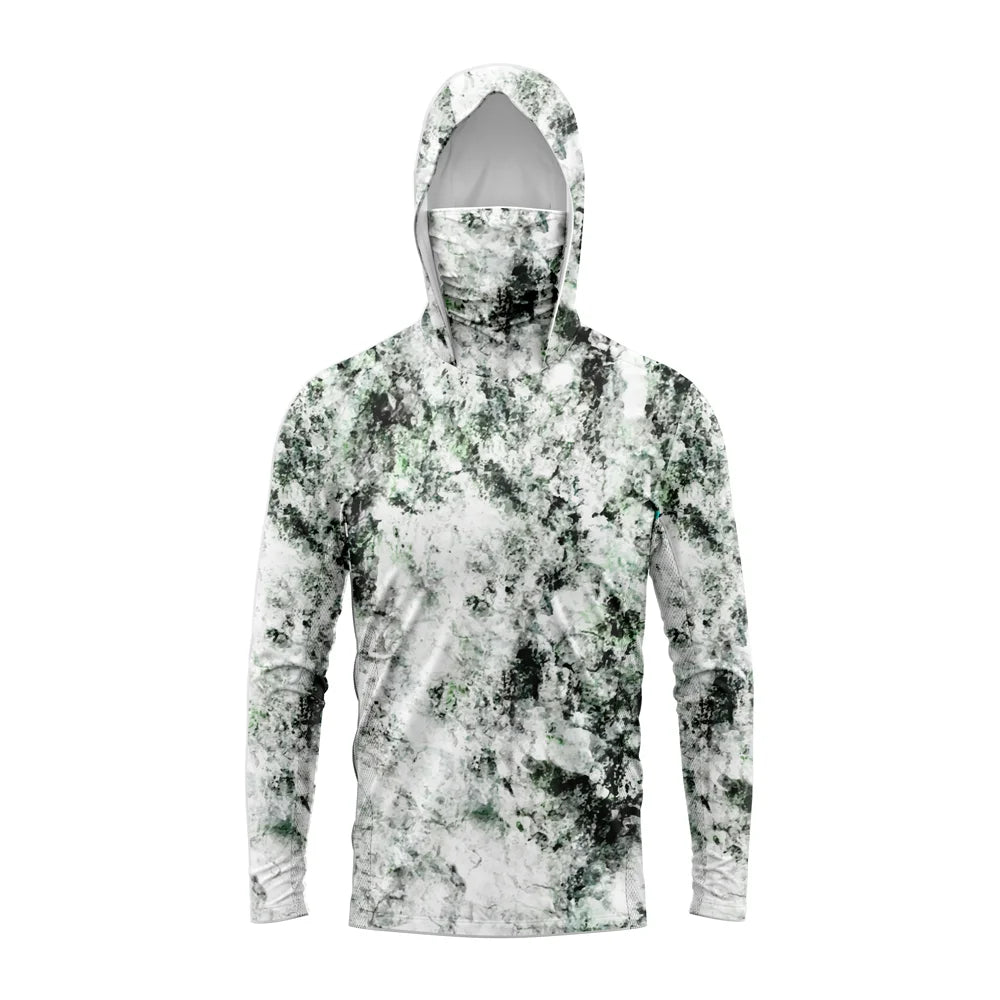 Herren Angelshirt Langarm mit UV-Schutz UPF 50, Schnelltrocknend und Antimikrobiell 1