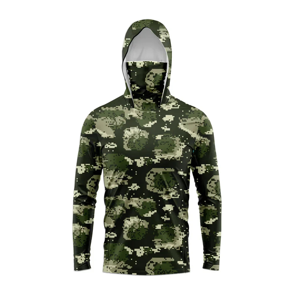Herren Angelshirt Langarm mit UV-Schutz UPF 50, Schnelltrocknend und Antimikrobiell 2