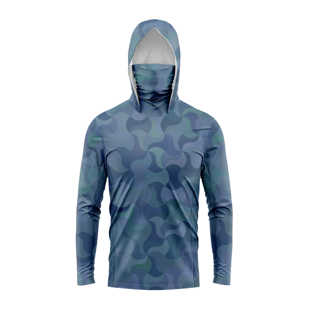 Herren Angelshirt Langarm mit UV-Schutz UPF 50, Schnelltrocknend und Antimikrobiell 5