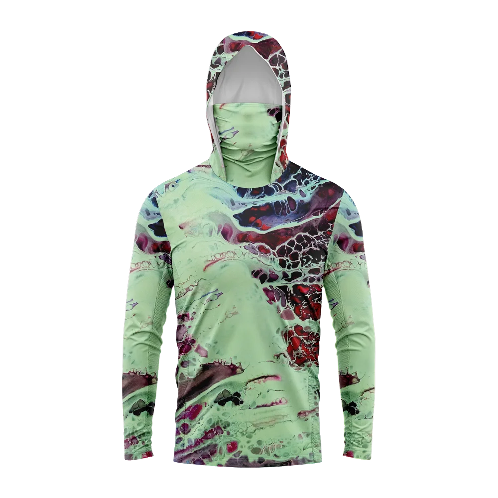 Herren Angelshirt Langarm mit UV-Schutz UPF 50, Schnelltrocknend und Antimikrobiell 8