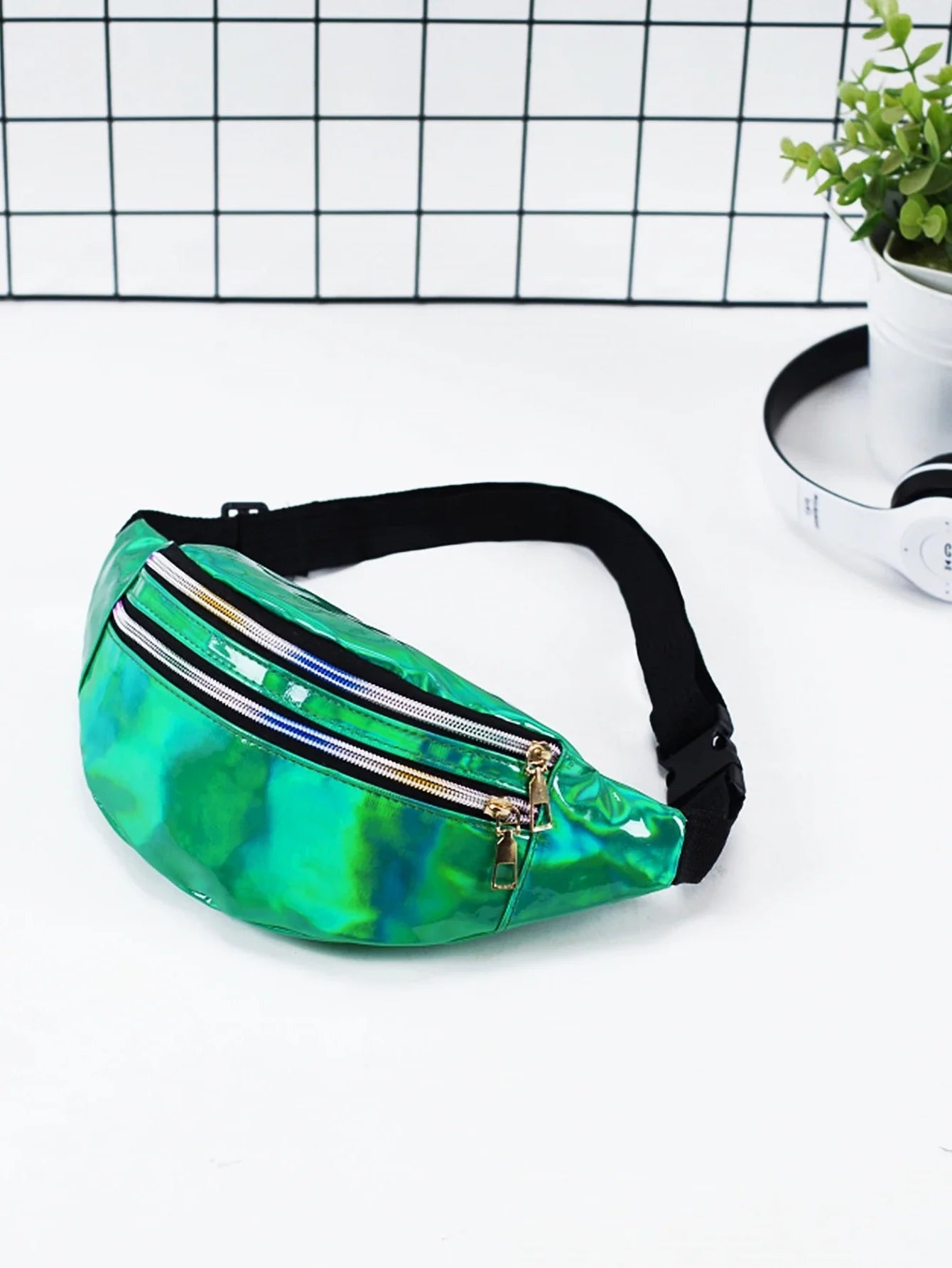 Heuptas Dames Zwart - Modieuze Heuptas voor Wandelen en Reizen met Laser Effect 11