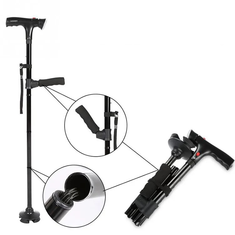 Movario – Ergonomische wandelstok – Lichtgewicht steun & stabiliteit
