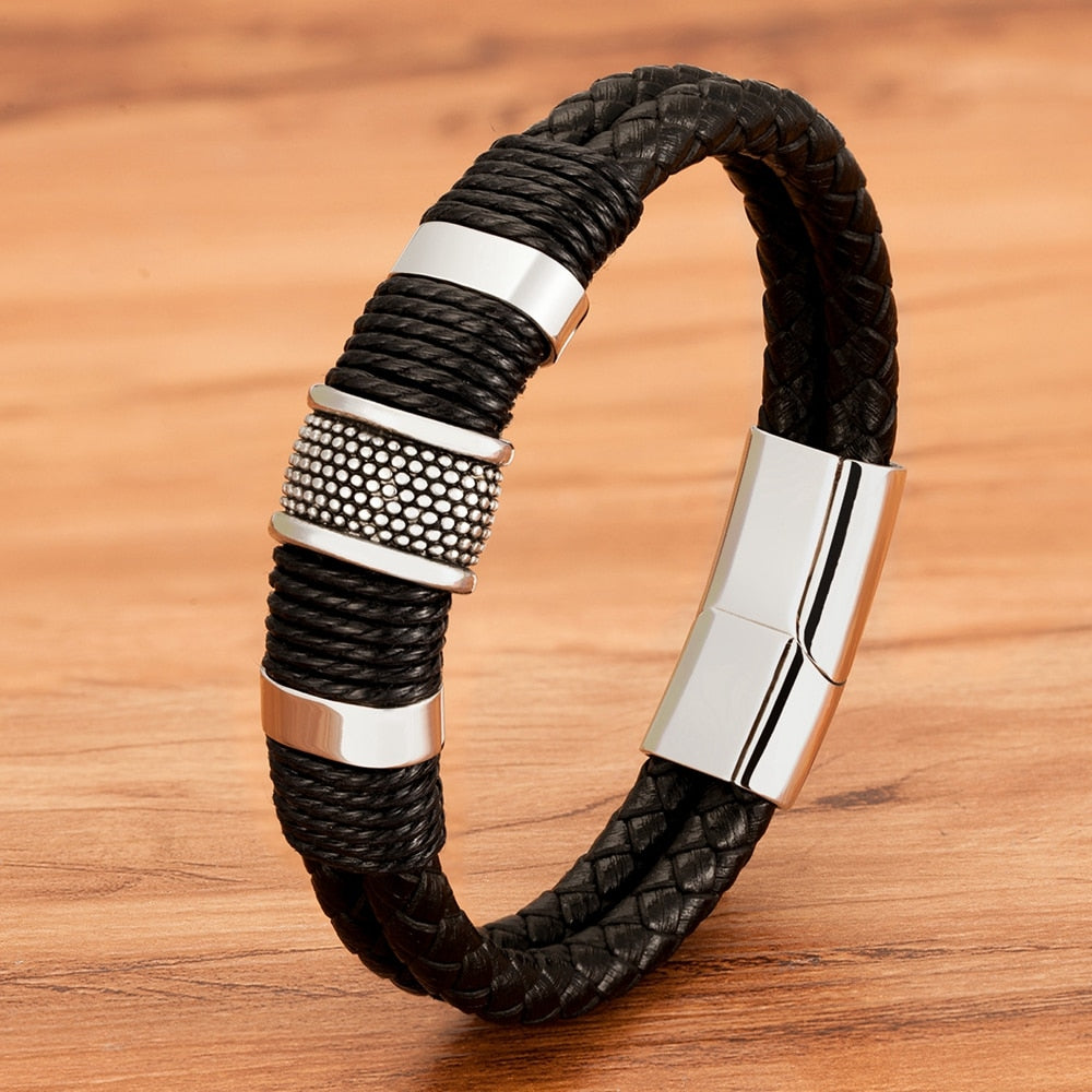Geweven PU Leer Stijl Armband