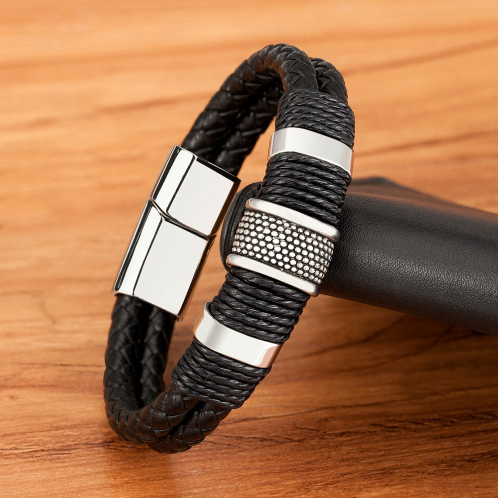Geweven PU Leer Stijl Armband