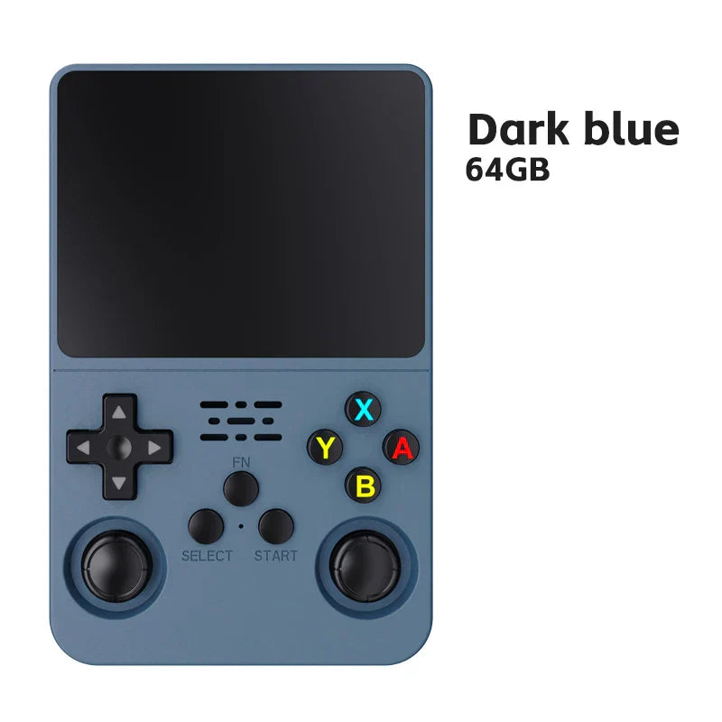 Consola de Juegos Retro Portátil – Pantalla IPS, Doble Palanca y Opción de 64GB/128GB
