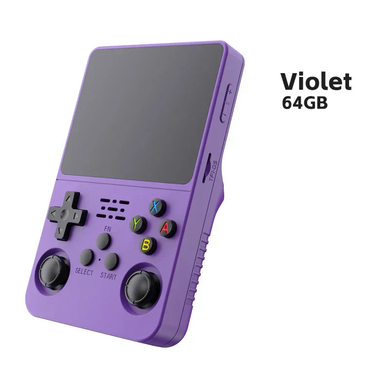 Consola de Juegos Retro Portátil – Pantalla IPS, Doble Palanca y Opción de 64GB/128GB