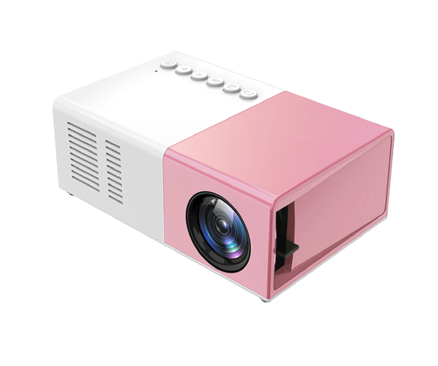 Mini Beamer – Groot Beeld tot 120”, HD Ondersteuning & HDMI/USB Aansluiting