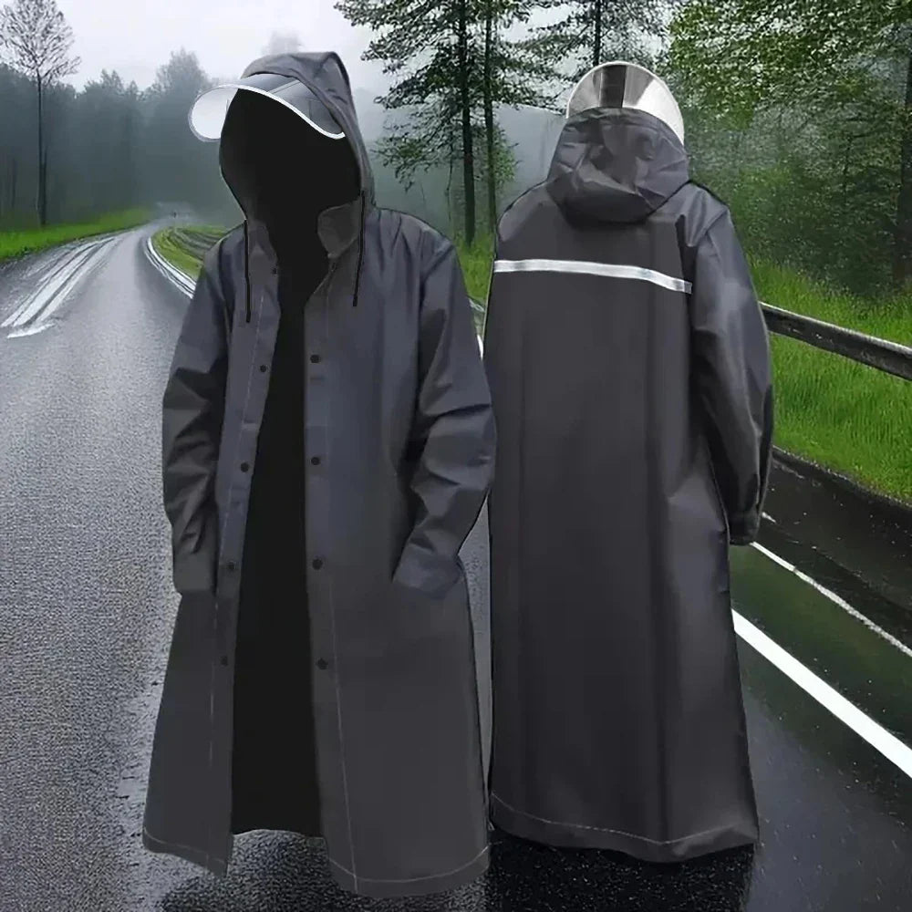 RainGuard – Black rain jacket adults – Waterproof & breathable outdoor