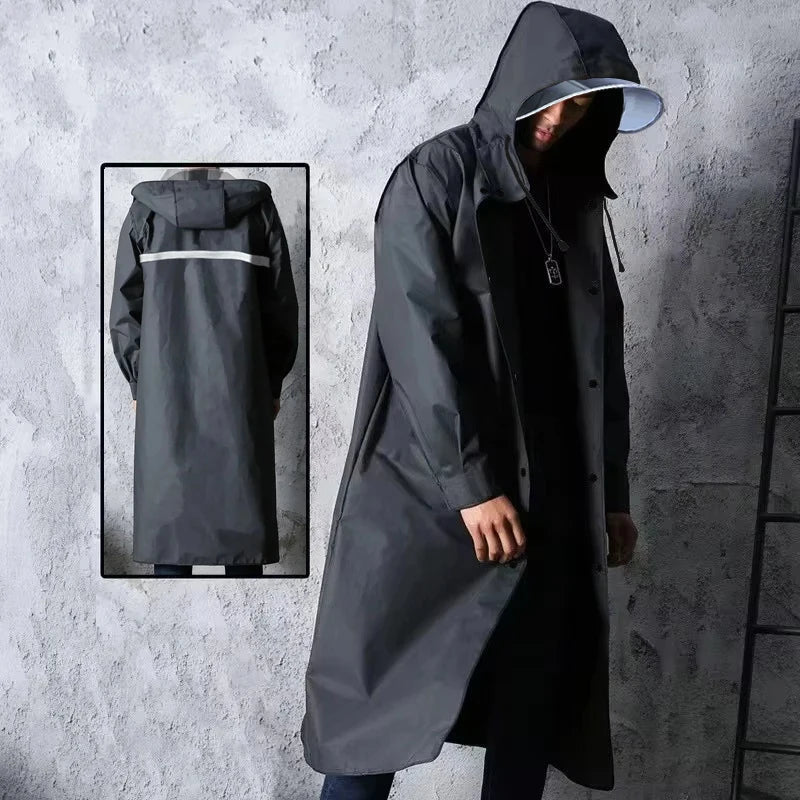 RainGuard – Black rain jacket adults – Waterproof & breathable outdoor
