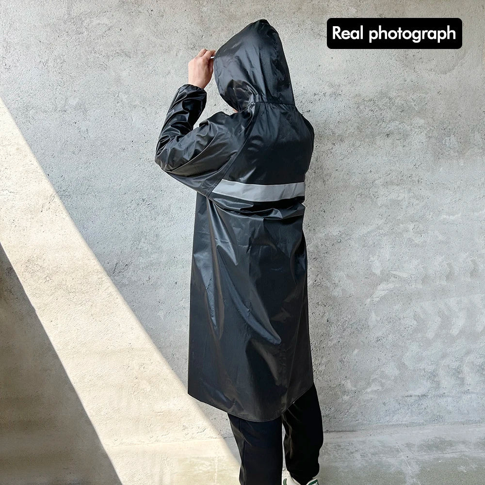 RainGuard – Black rain jacket adults – Waterproof & breathable outdoor