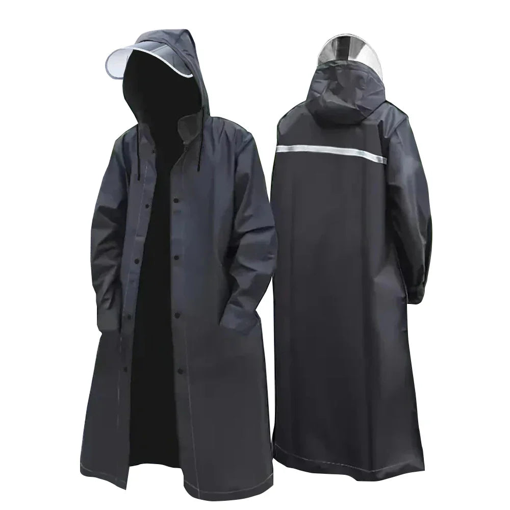 RainGuard – Black rain jacket adults – Waterproof & breathable outdoor
