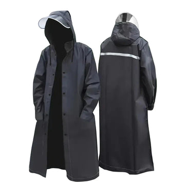 RainGuard – Black rain jacket adults – Waterproof & breathable outdoor