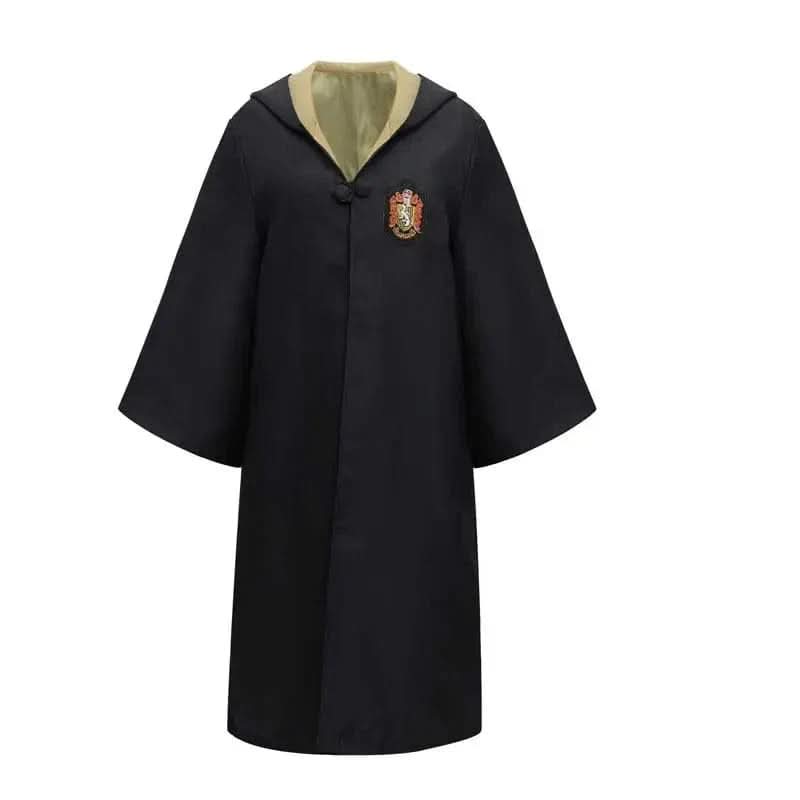 Hogwarts-Zaubererkostüm | Komplettes Set mit Umhang und Zauberstab | Ideal für Halloween und Cosplay 3