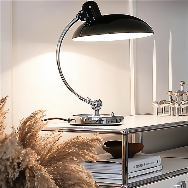 Table Lamp Retro – Adjustable Metal Desk Lamp with Classic Dome Shape