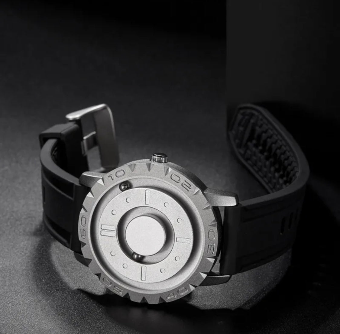 Revalki Reloj Magnet Ball Quartz - Reloj elegante con mecanismo innovador