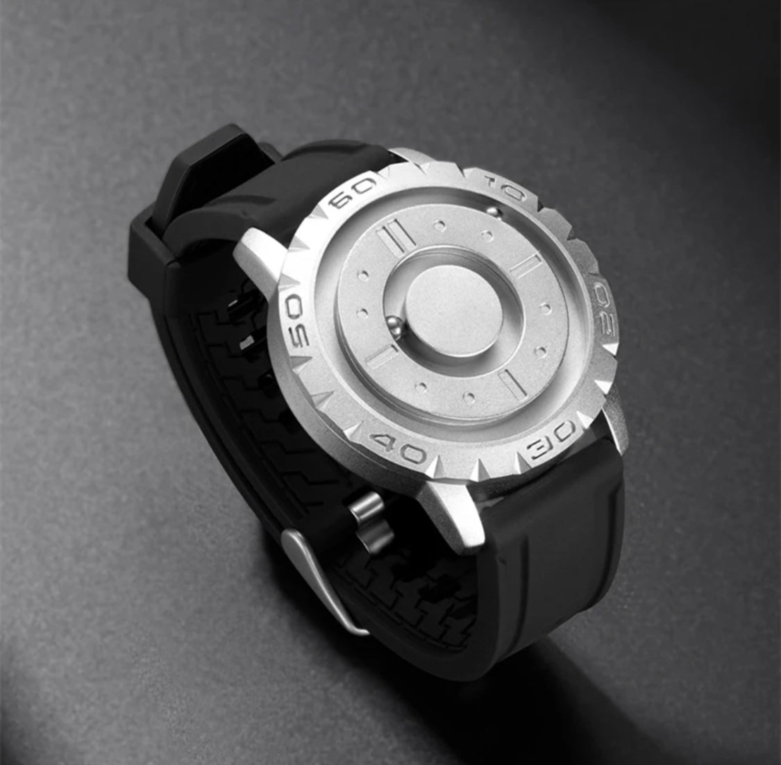 Revalki Reloj Magnet Ball Quartz - Reloj elegante con mecanismo innovador