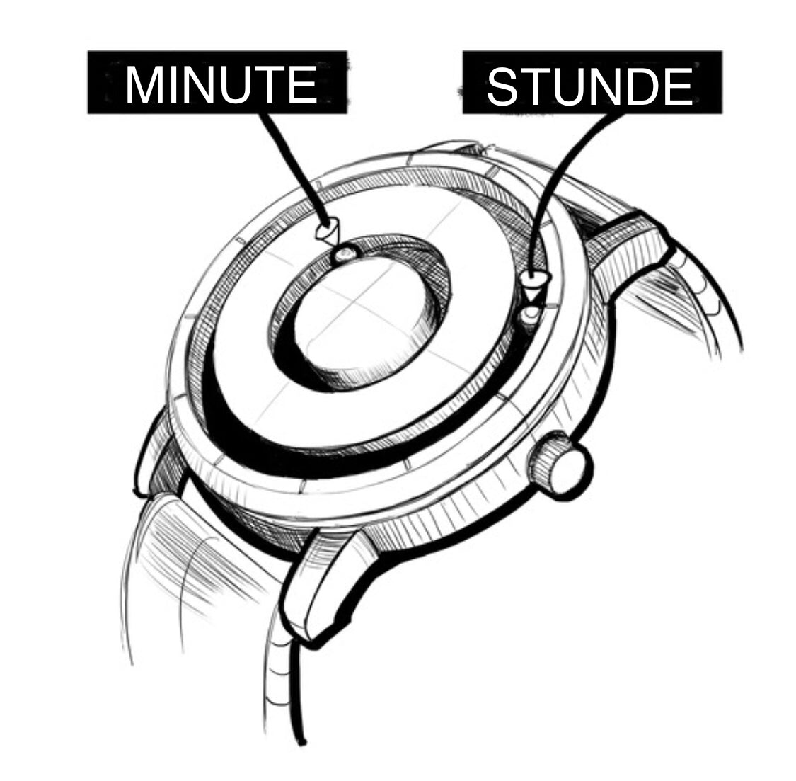 Revalki Reloj Magnet Ball Quartz - Reloj elegante con mecanismo innovador