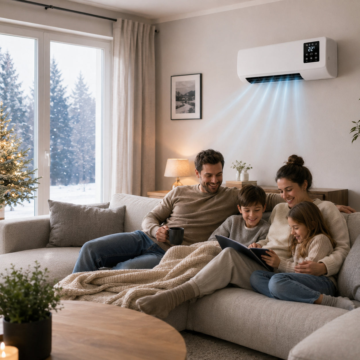 InstaCool Pro – Tragbarer Luftkühler & Heizlüfter – Keine Installation erforderlich | 2-in-1 | Geeignet für Räume bis zu 51 m² 1
