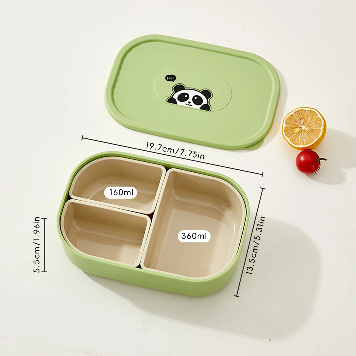 Kinderlunchbox – 3 vakken en geschikt voor de magnetron 11