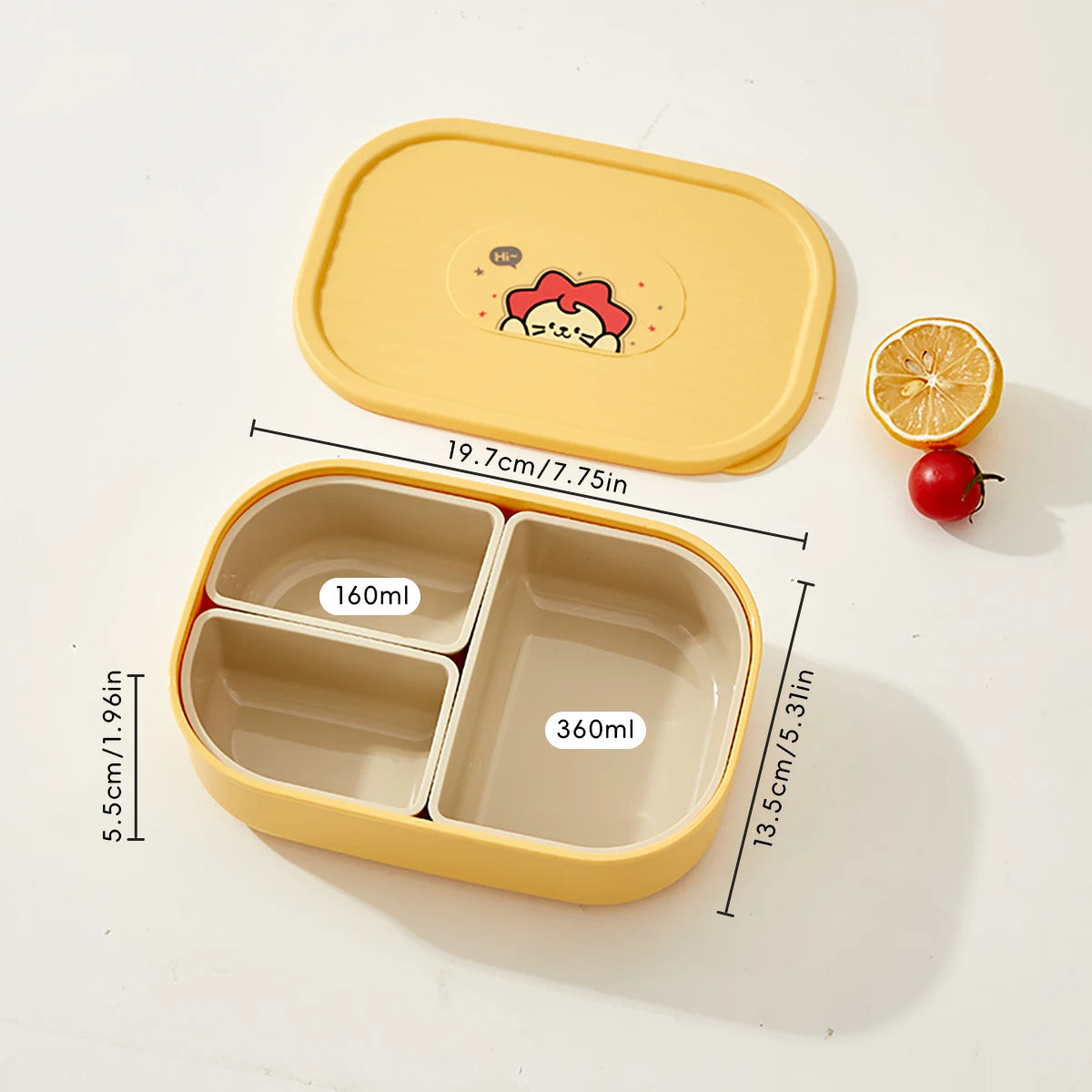 Kinderlunchbox – 3 vakken en geschikt voor de magnetron 14