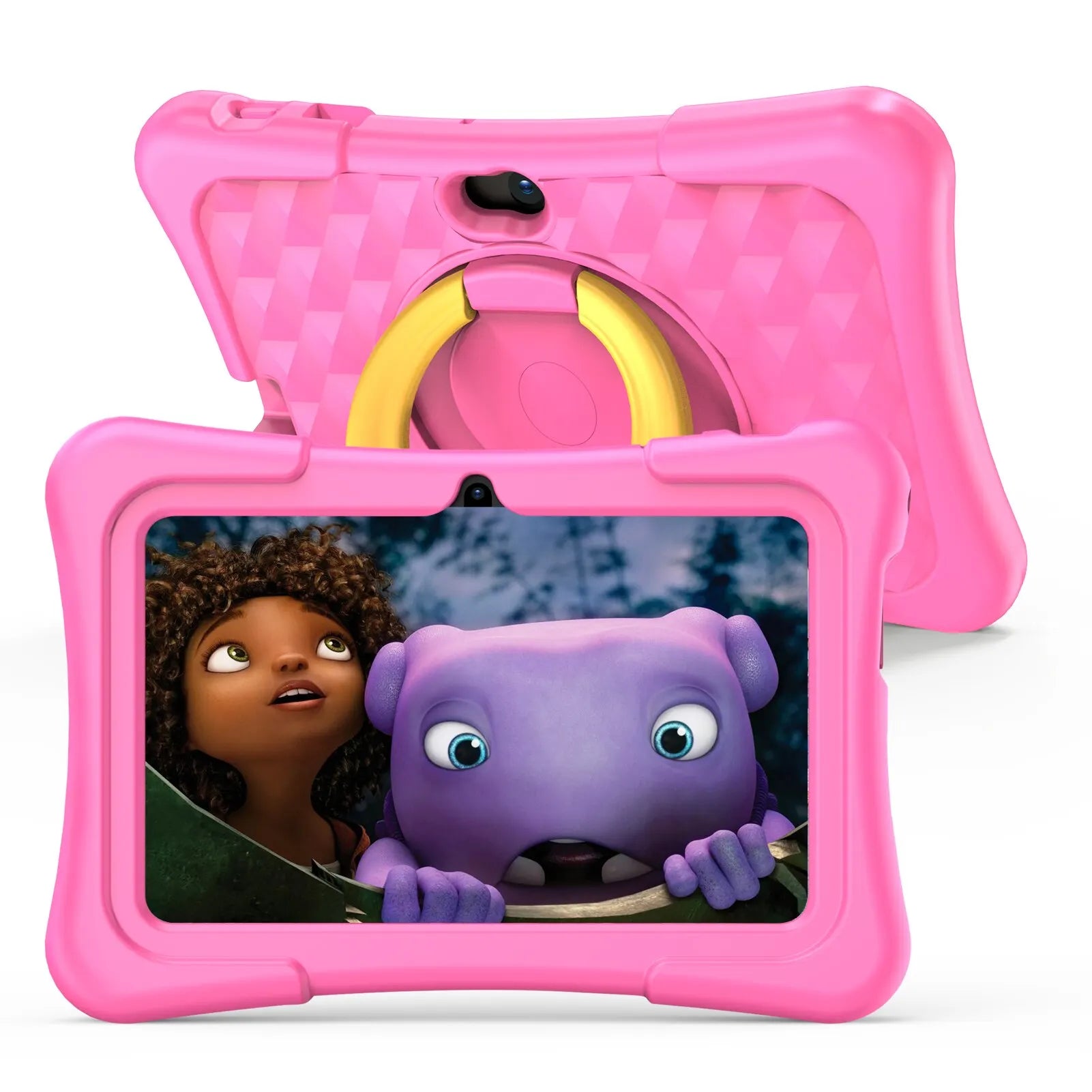 KiddoTab – Tauleta infantil 7 polzades Android 11, 32GB amb càmera dual i funda resistent als cops