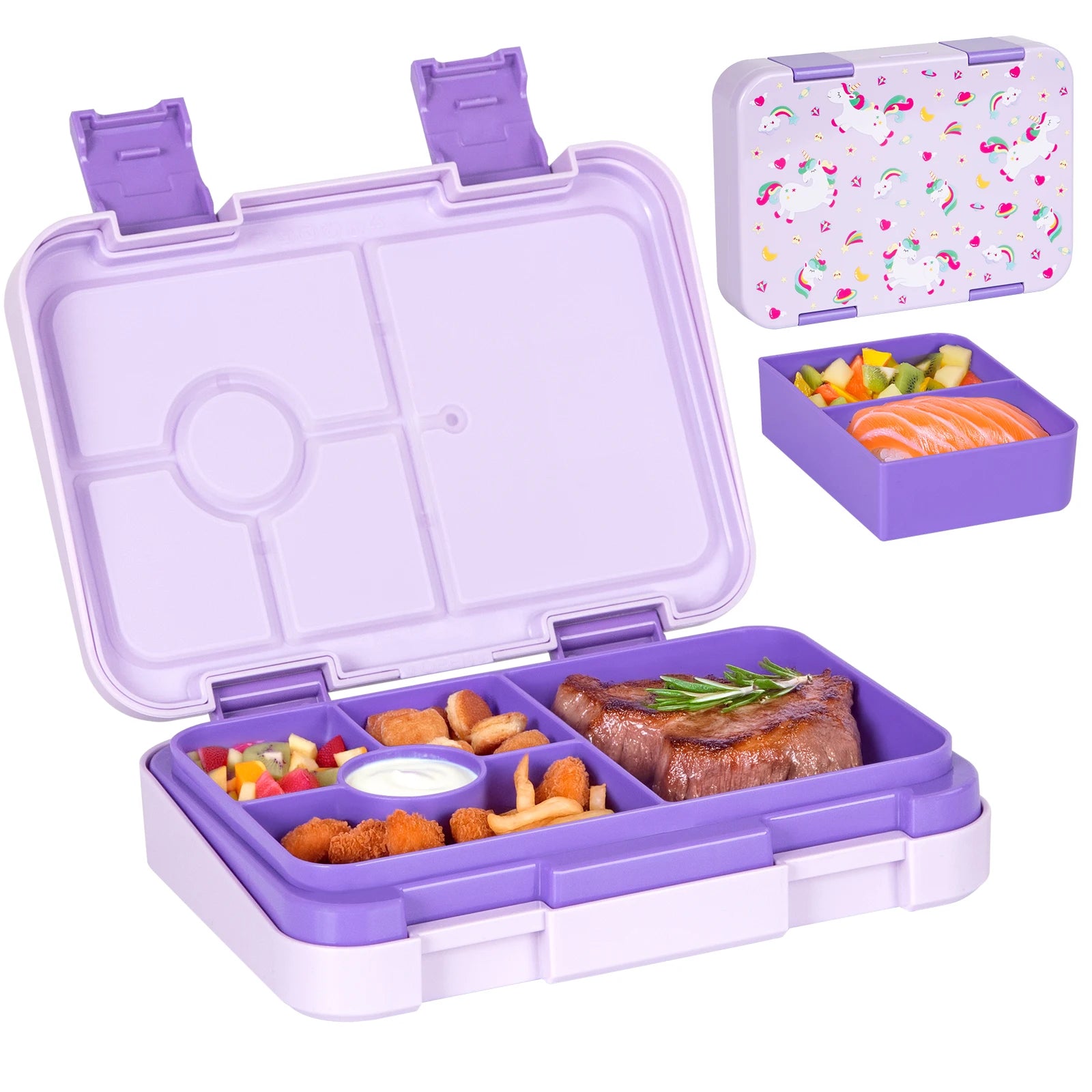 Lunixi – Bento lunchbox leak-proof microwave-safe – children school