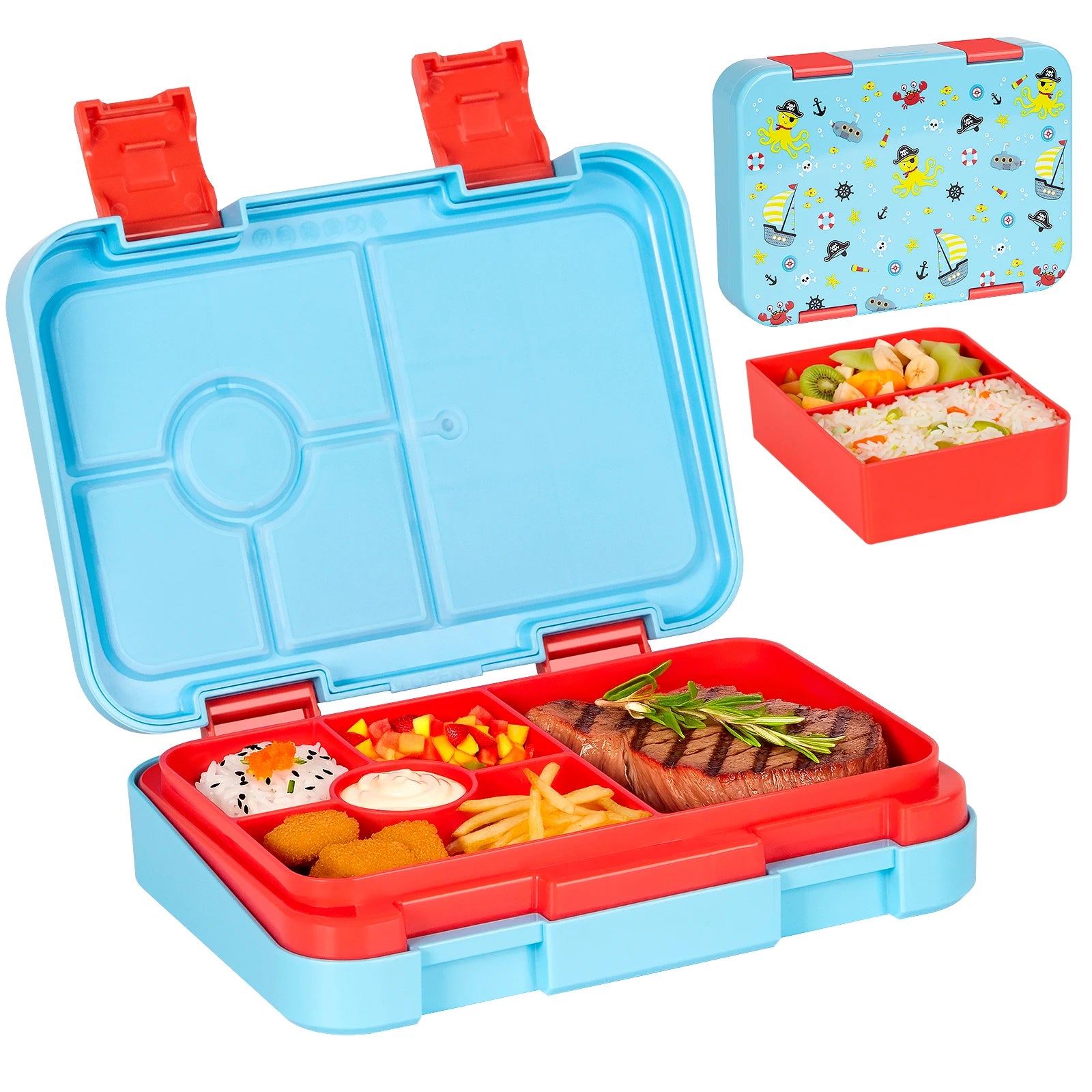 Lunixi – Bento lunchbox leak-proof microwave-safe – children school