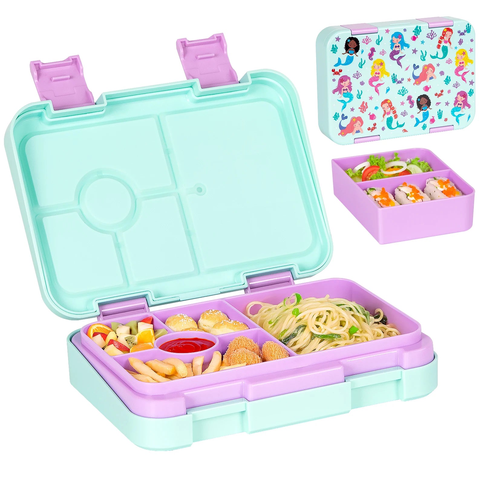 Lunixi – Bento lunchbox leak-proof microwave-safe – children school