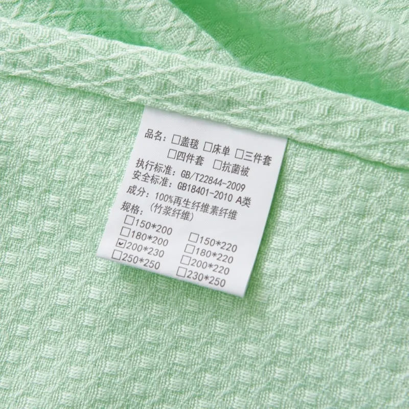 Kühlende Sommerdecke aus 100 % Bambusfaser, atmungsaktiv und leicht, ideal für warme Nächte 4