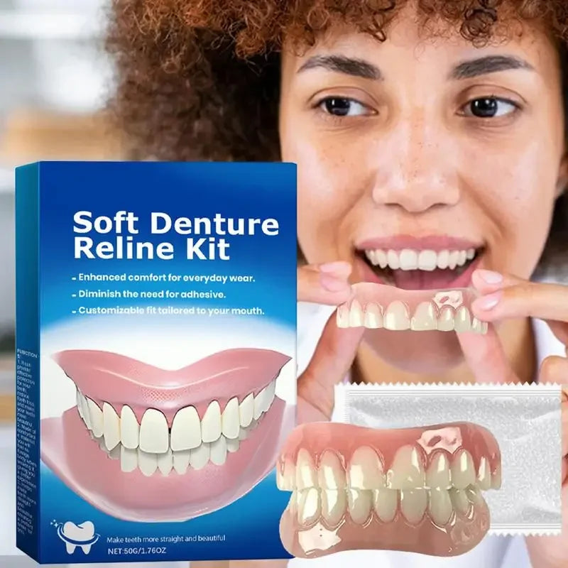 SmileLine – Denture silicone kit 1 set – Natural & comfortable