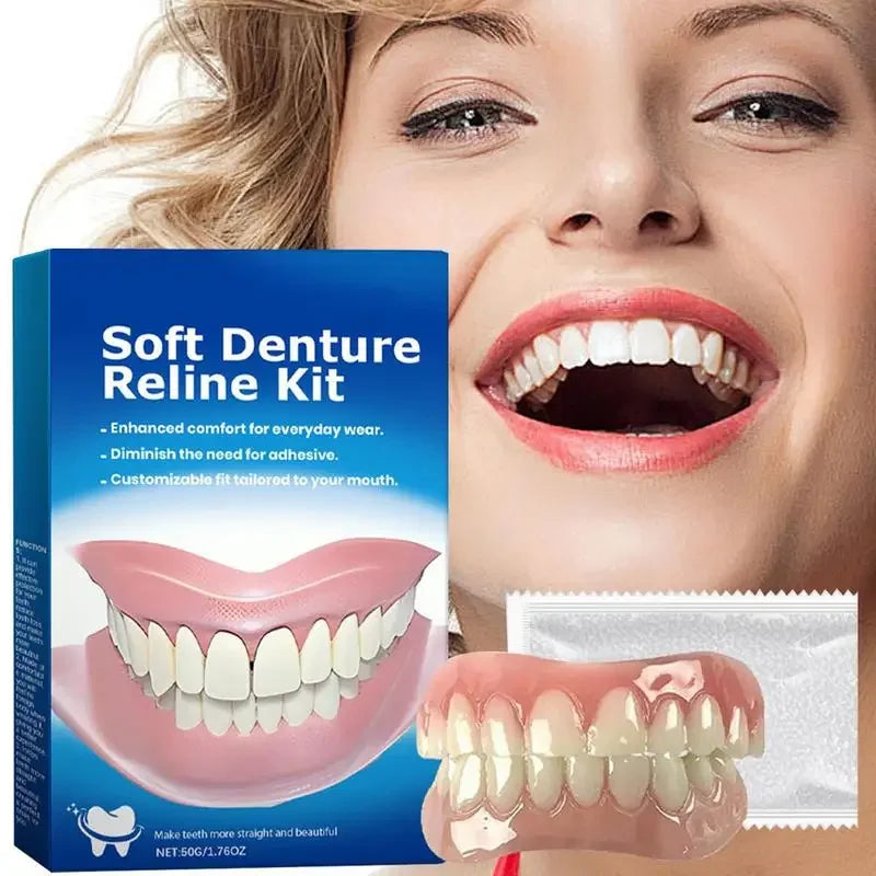 SmileLine – Denture silicone kit 1 set – Natural & comfortable
