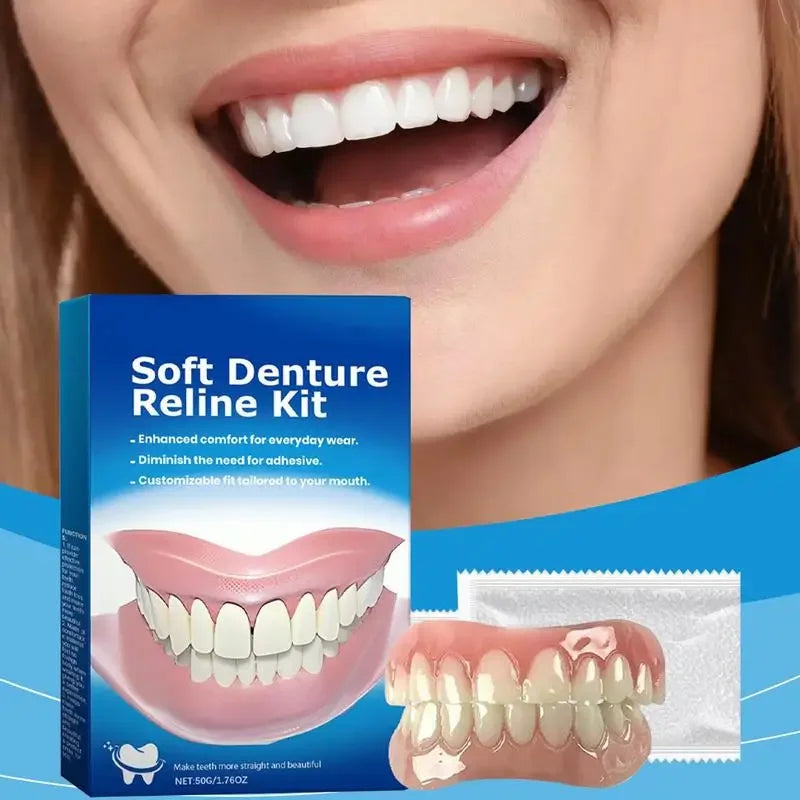 SmileLine – Denture silicone kit 1 set – Natural & comfortable