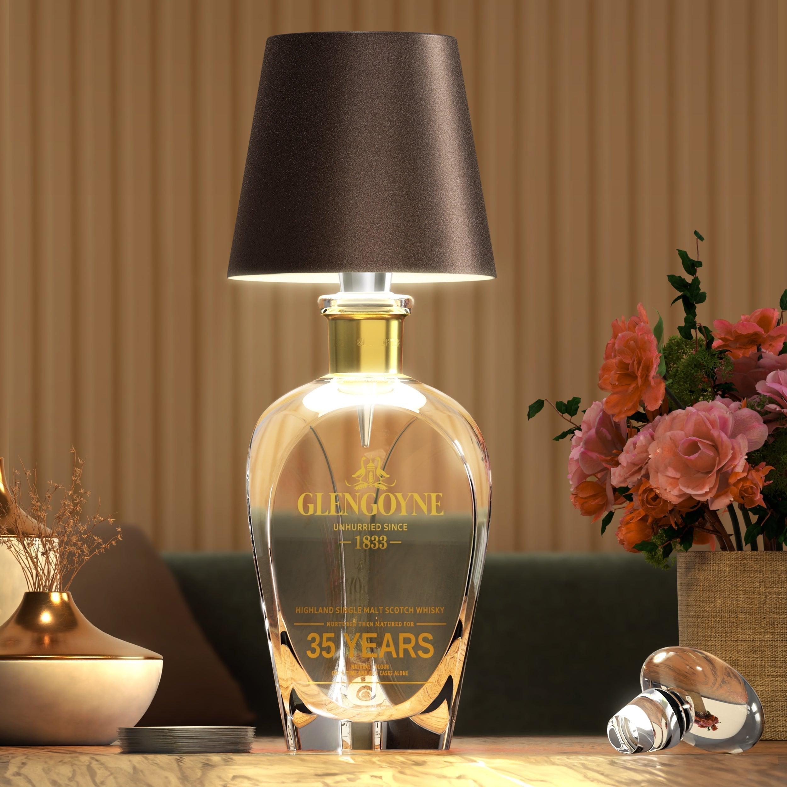 Bottle lamp - turn your old bottles into stylish lamps