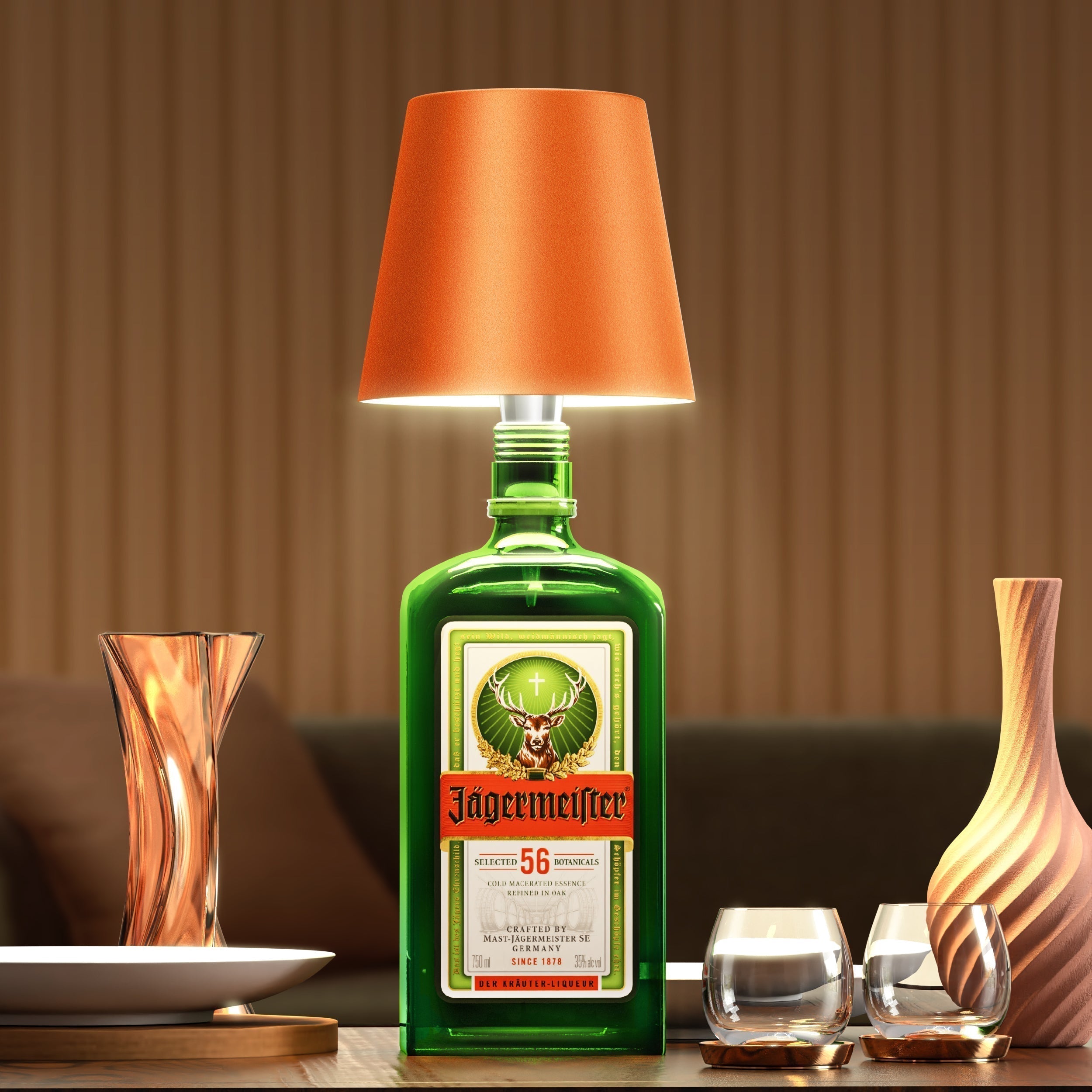 Bottle lamp - turn your old bottles into stylish lamps
