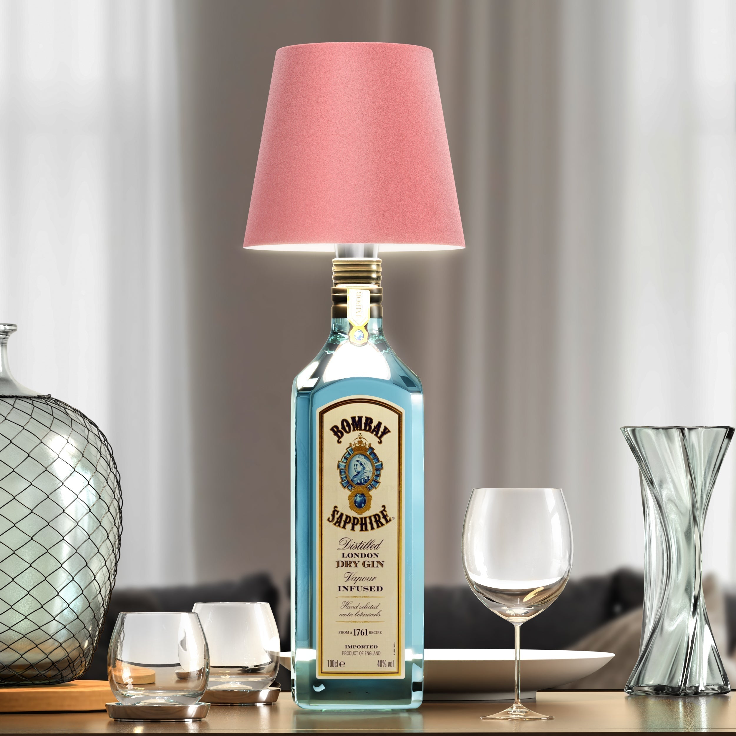 Bottle lamp - turn your old bottles into stylish lamps