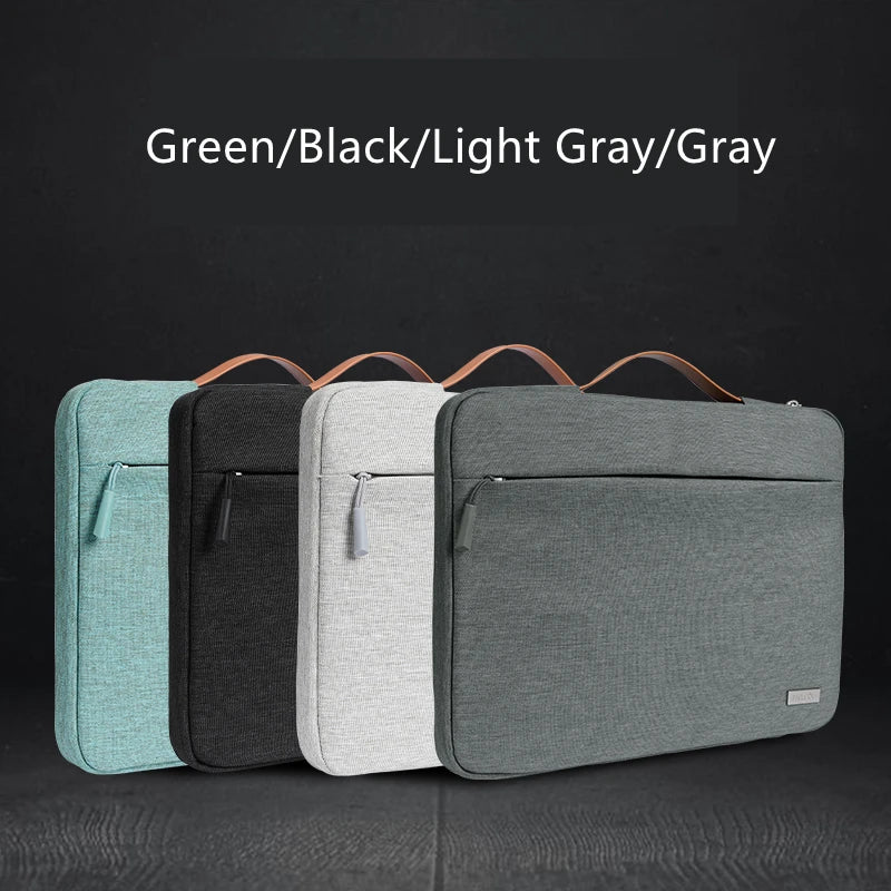 Techlio – Laptop sleeve met vakken schokbestendig nylon – MacBook & Dell