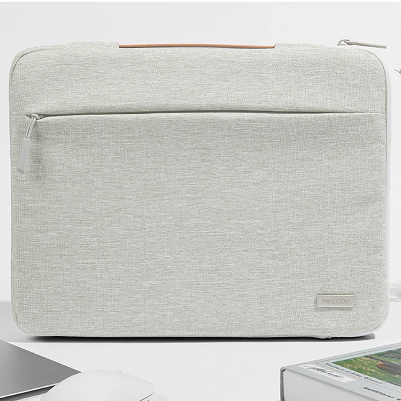 Techlio – Laptop sleeve met vakken schokbestendig nylon – MacBook & Dell