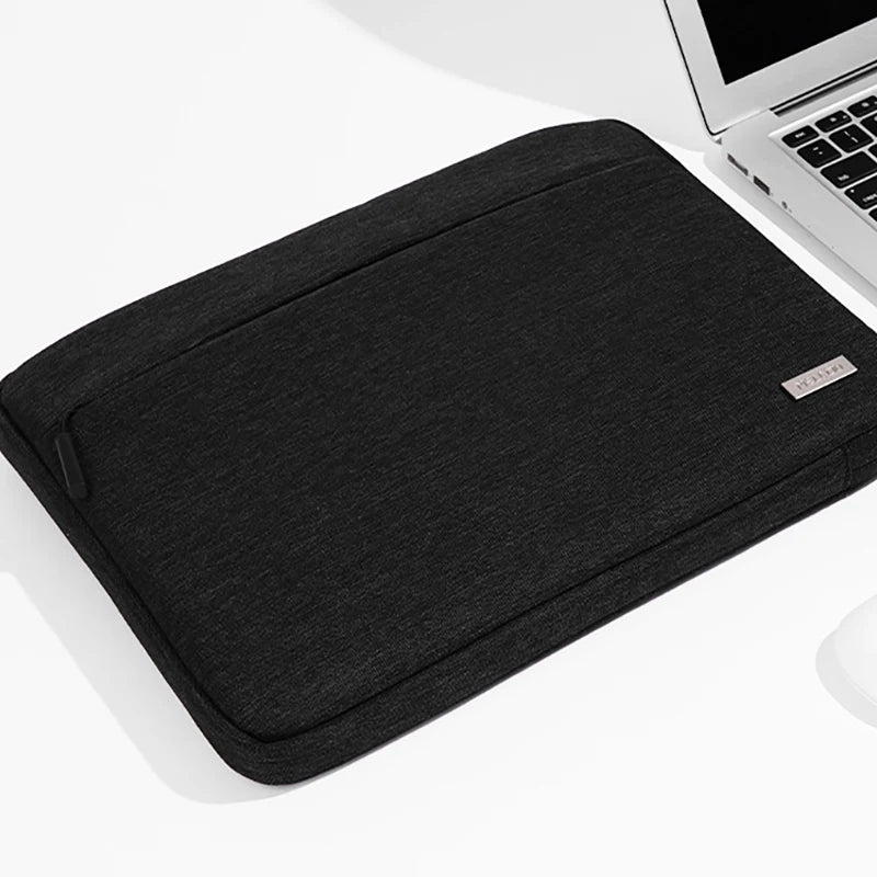Techlio – Laptop sleeve met vakken schokbestendig nylon – MacBook & Dell