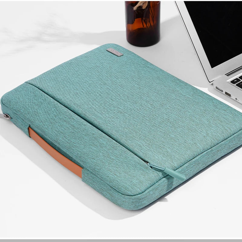 Techlio – Laptop sleeve met vakken schokbestendig nylon – MacBook & Dell