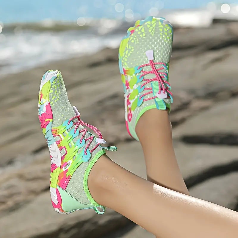 Lichtgewicht Barefoot Waterschoenen Dames met Ademend Mesh en Antislipzool voor Buitenactiviteiten 3