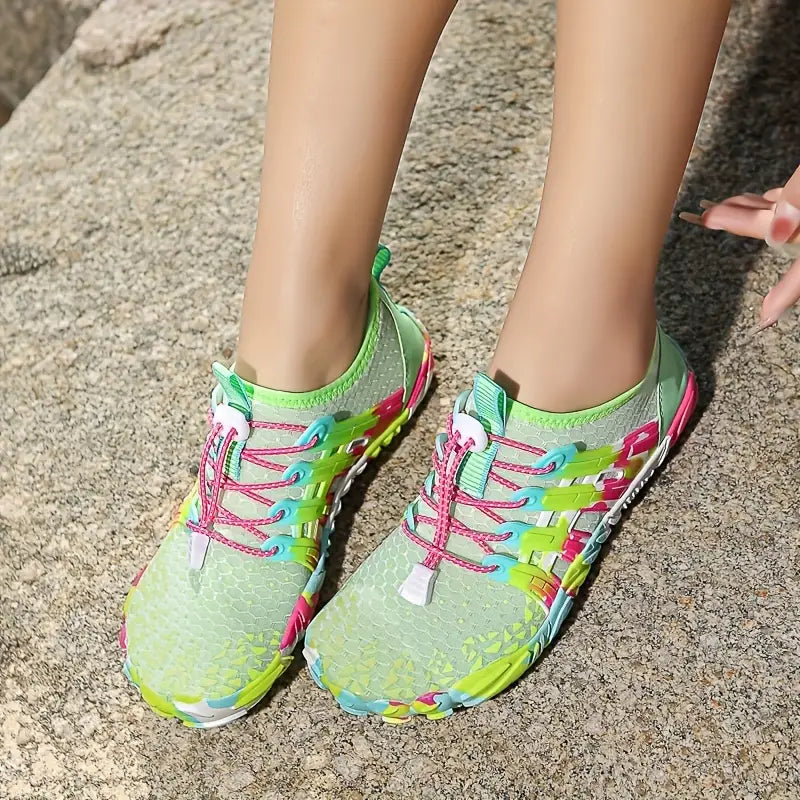 Lichtgewicht Barefoot Waterschoenen Dames met Ademend Mesh en Antislipzool voor Buitenactiviteiten 5