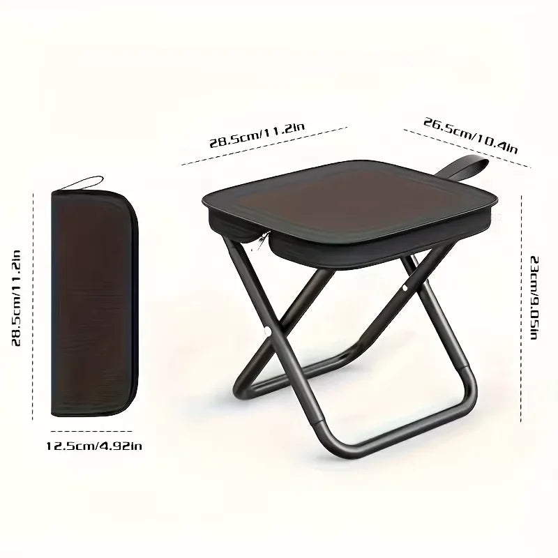 Lichtgewicht Opvouwbare Campingstoel voor Buiten - Multifunctionele Vouwstoel 8
