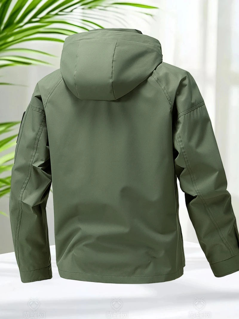 StormPeak Herren Softshell Jacke – Leicht, Wasserdicht & Mit Kapuze