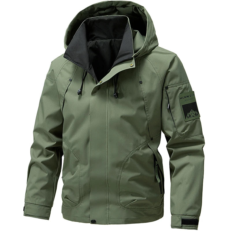 StormPeak Herren Softshell Jacke – Leicht, Wasserdicht & Mit Kapuze