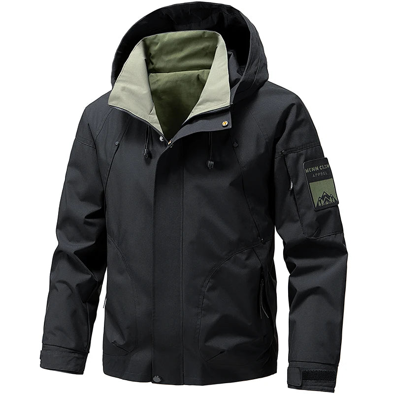 StormPeak Herren Softshell Jacke – Leicht, Wasserdicht & Mit Kapuze
