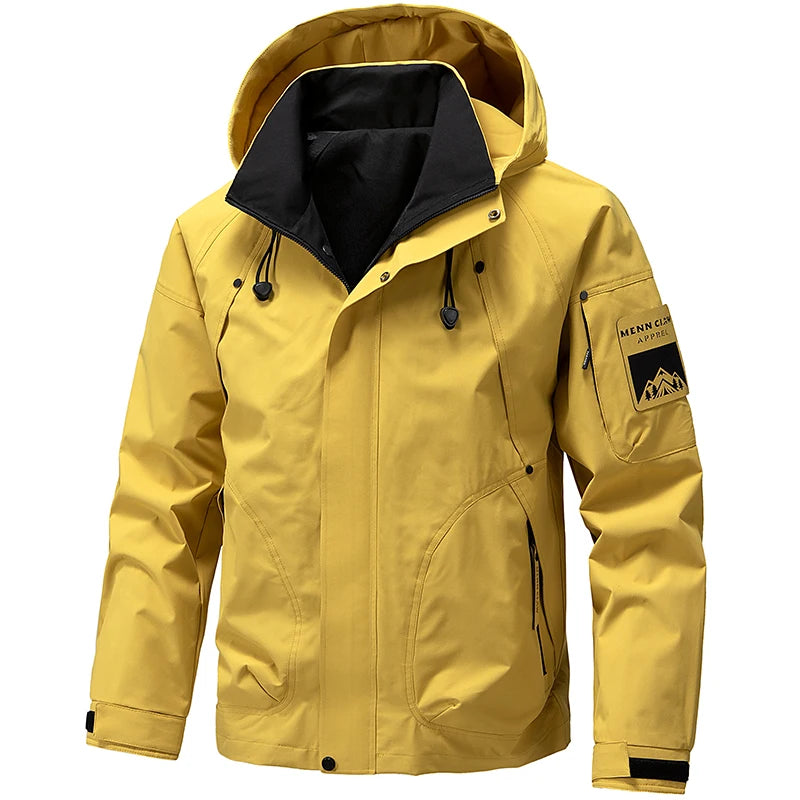 StormPeak Herren Softshell Jacke – Leicht, Wasserdicht & Mit Kapuze